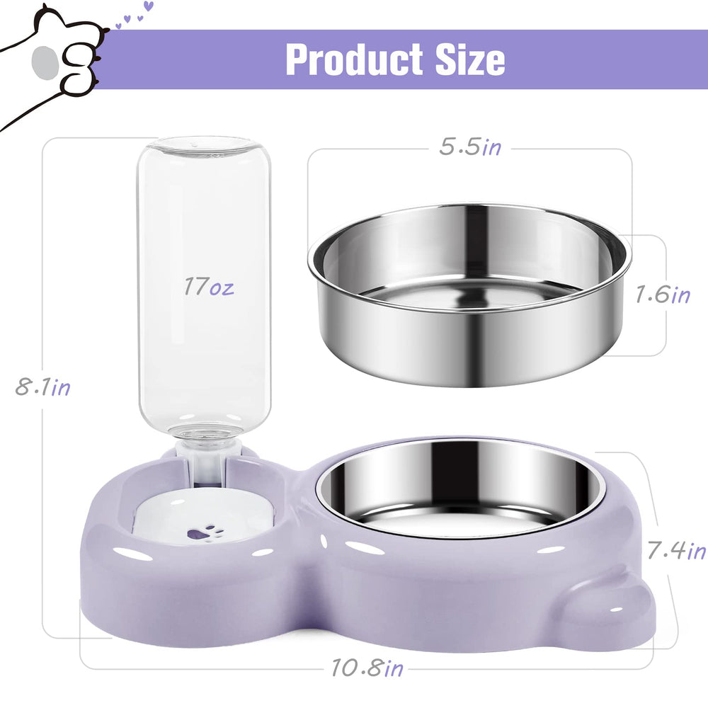 Azwraith wide no-slip base prevents tipping during meals