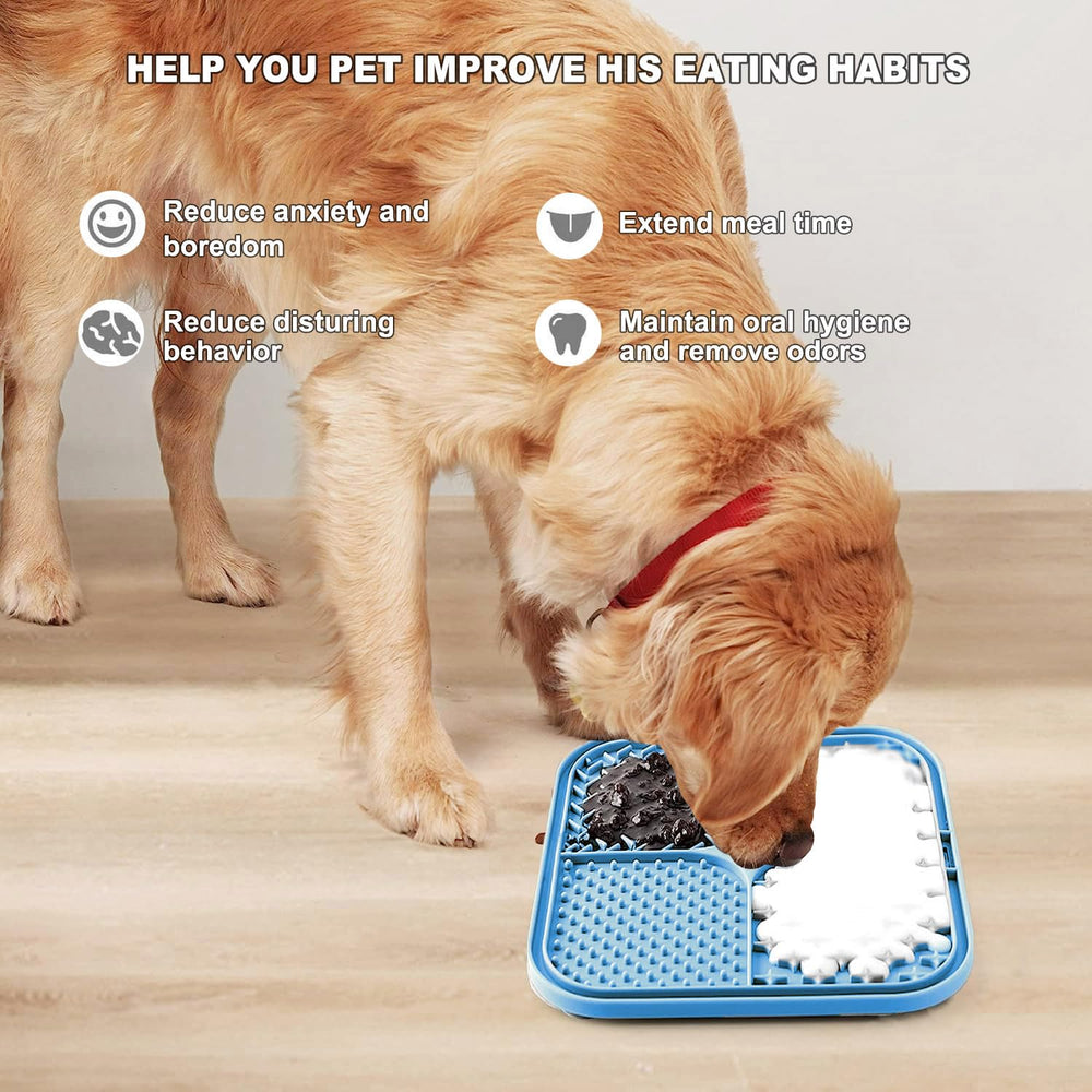 Azyh licking mat cleaning tools spatula brush ready for easy cleanup after feeding