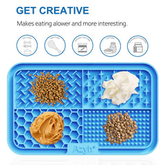 Azyh licking mat large dog use supports calm, focused feeding for big dogs