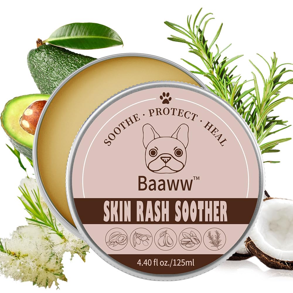 Baaww dog-skin-care-essentials on coat offering lasting hydration