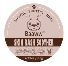 Baaww dog-skin-soother-cream absorbs quickly to relieve dryness and irritation