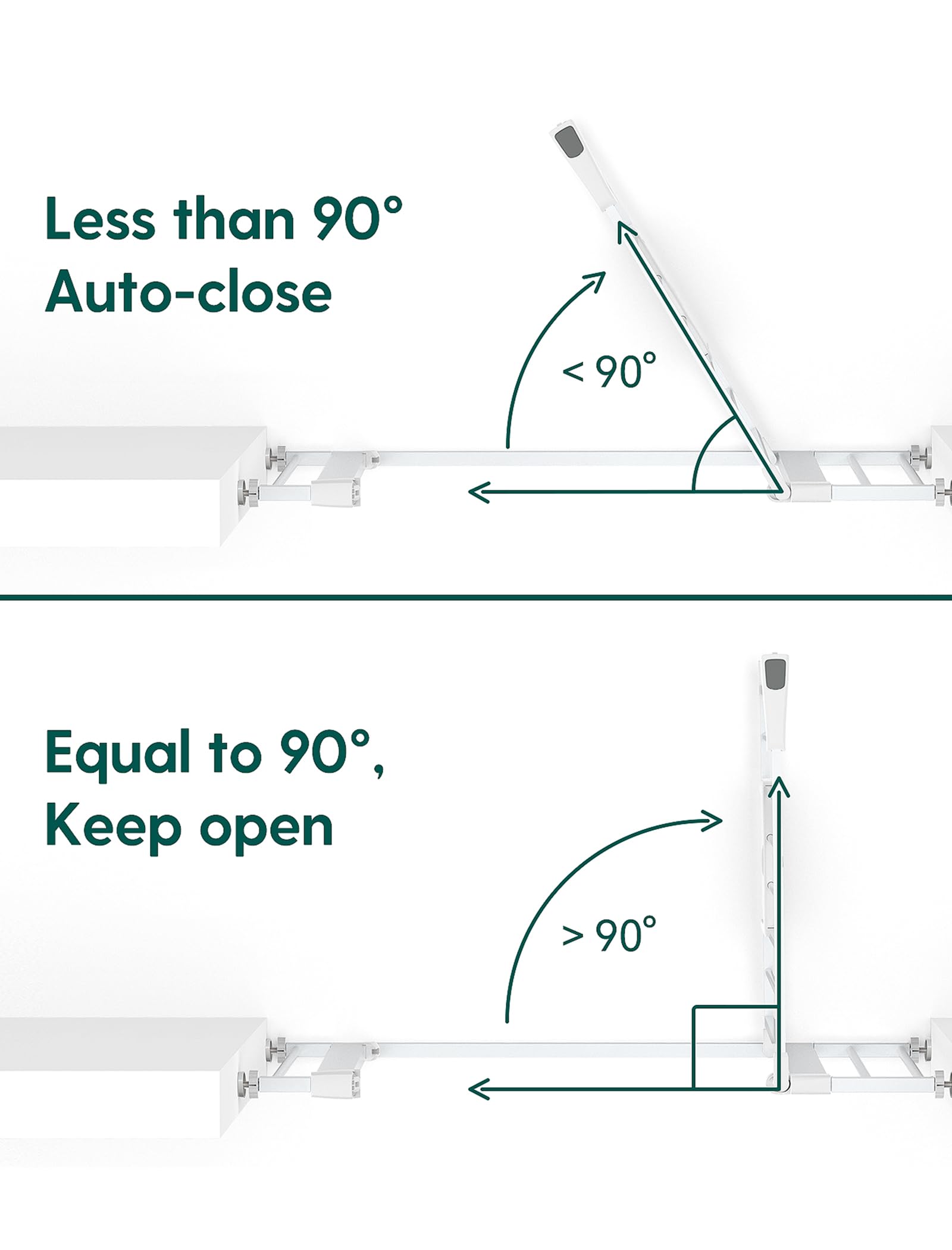 BABELIO steel construction supports up to 210 pounds