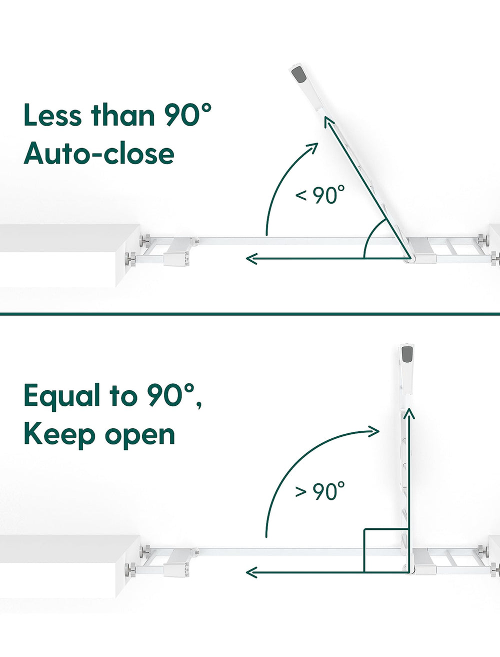 BABELIO steel construction supports up to 210 pounds