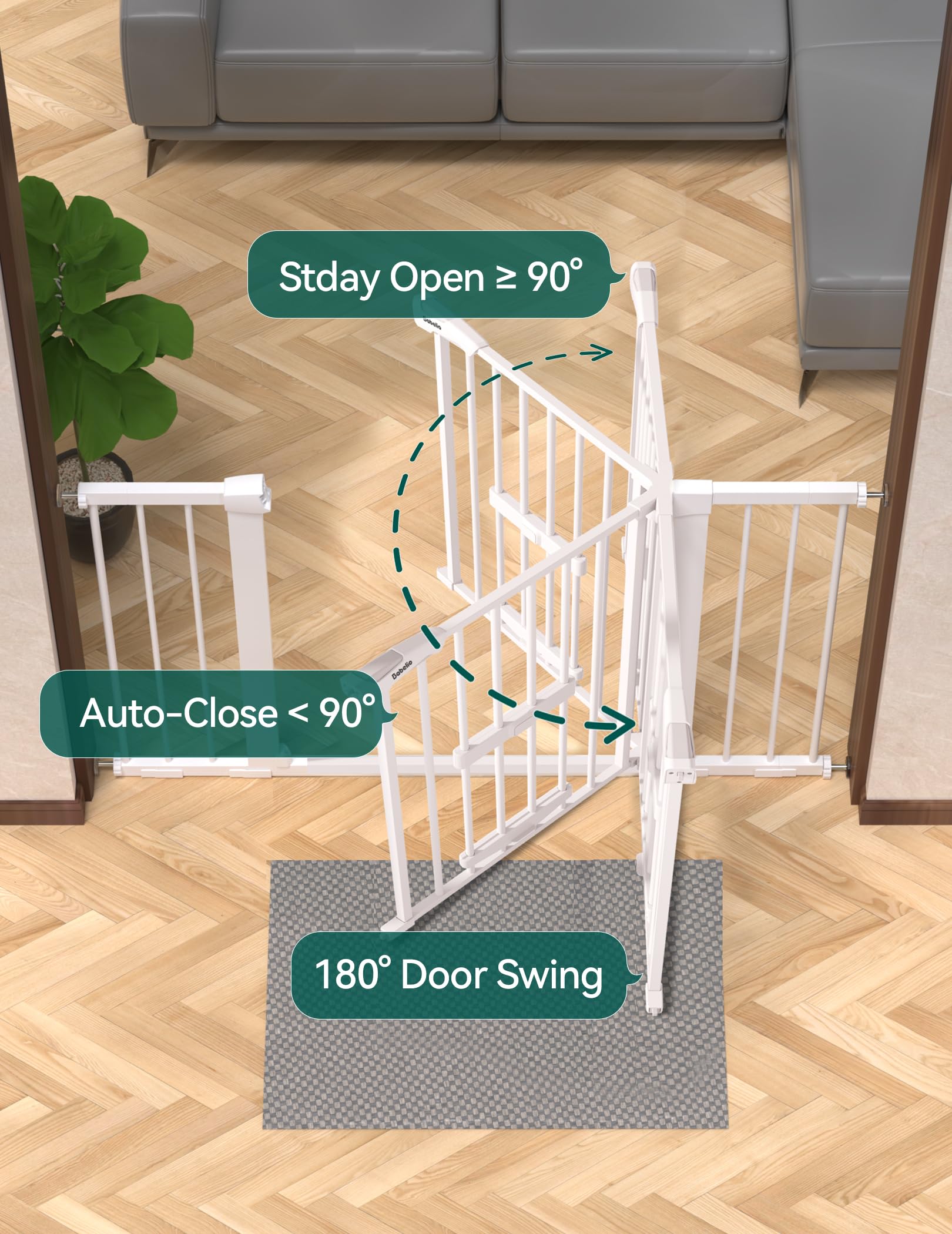 BABELIO double-lock design enhances adult security with easy access