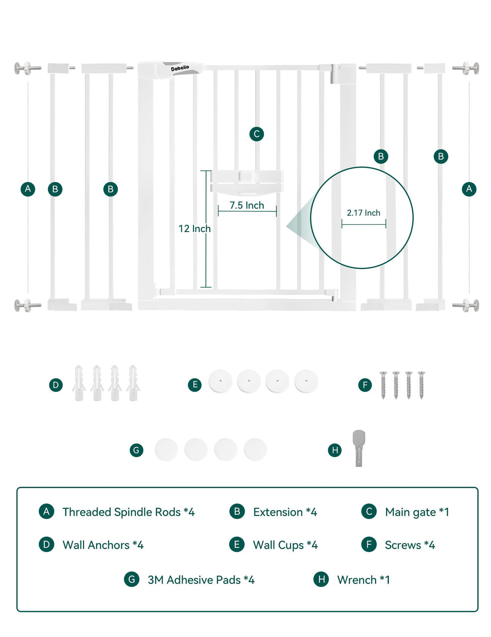 BABELIO install kit enables quick, tool-free setup