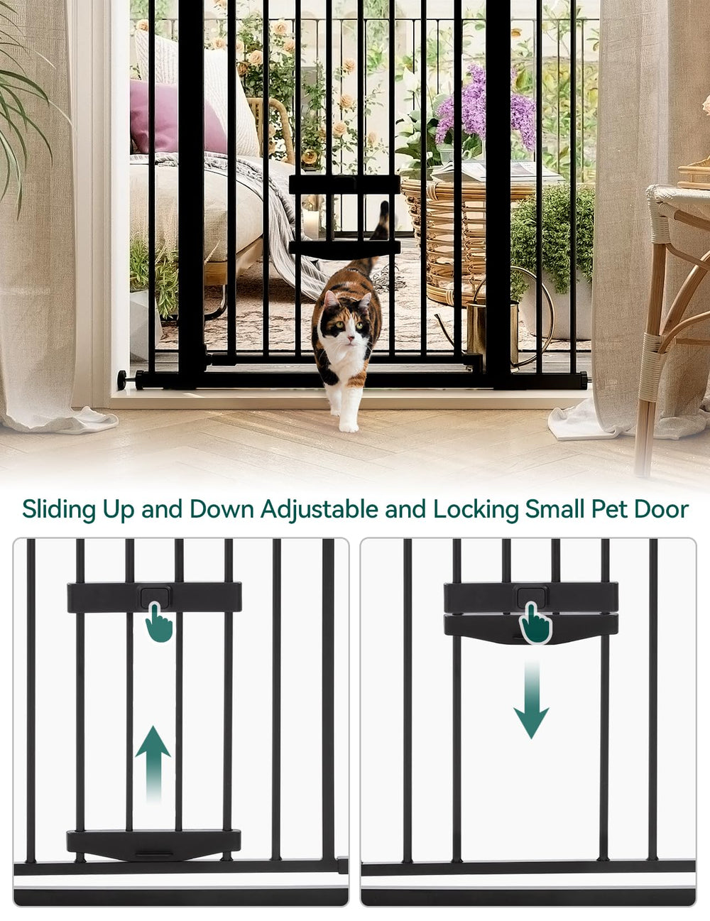 BABELIO durable steel construction supports up to 210 lbs