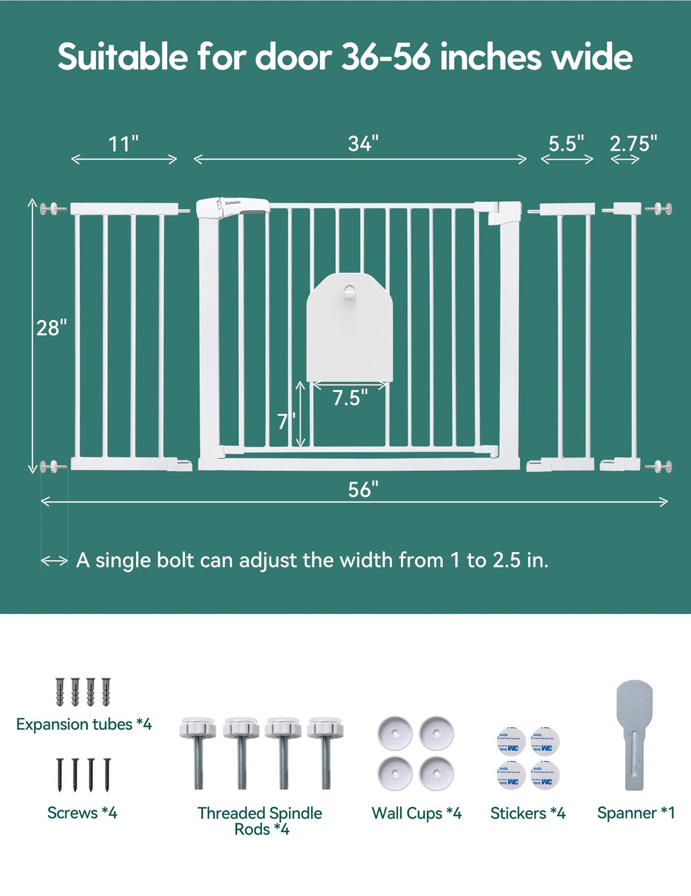 BABELIO included extensions fit stairs, doorways, hallways