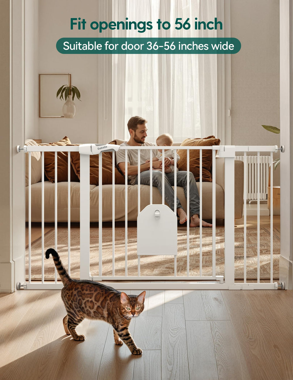 BABELIO small pet door is adjustable and lockable