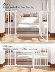 BABELIO one-handed walk-through door for holding baby and pets