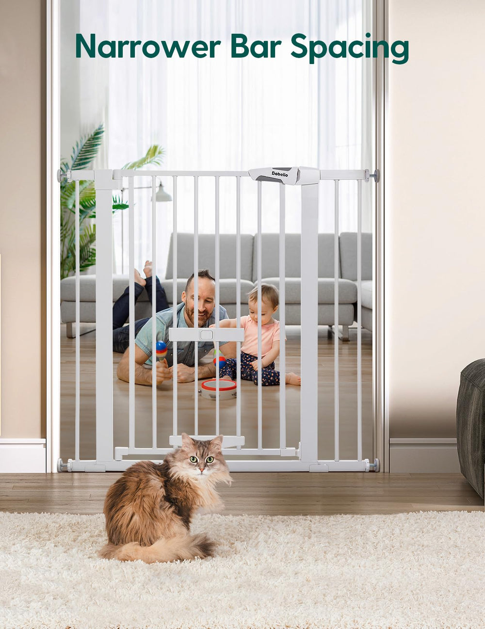 BABELIO easy-install pressure mount kit for quick setup without wall damage