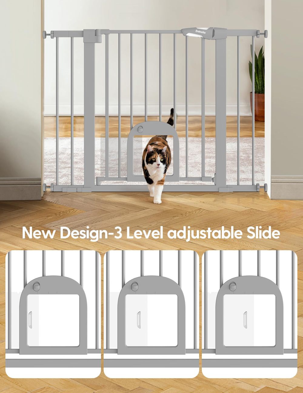 BABELIO pressure-mount wall cups ensuring tool-free secure installation