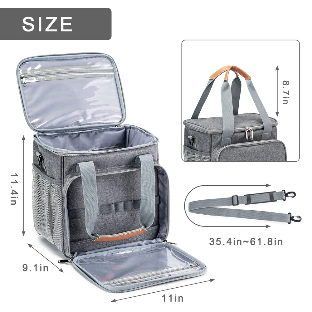 BABEYER pet grooming bag adjustable shoulder strap for versatile transport