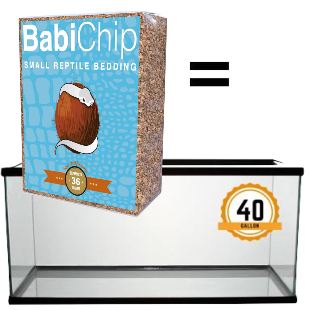 BabiChip odor-absorbing substrate helps keep terrariums smelling fresh.