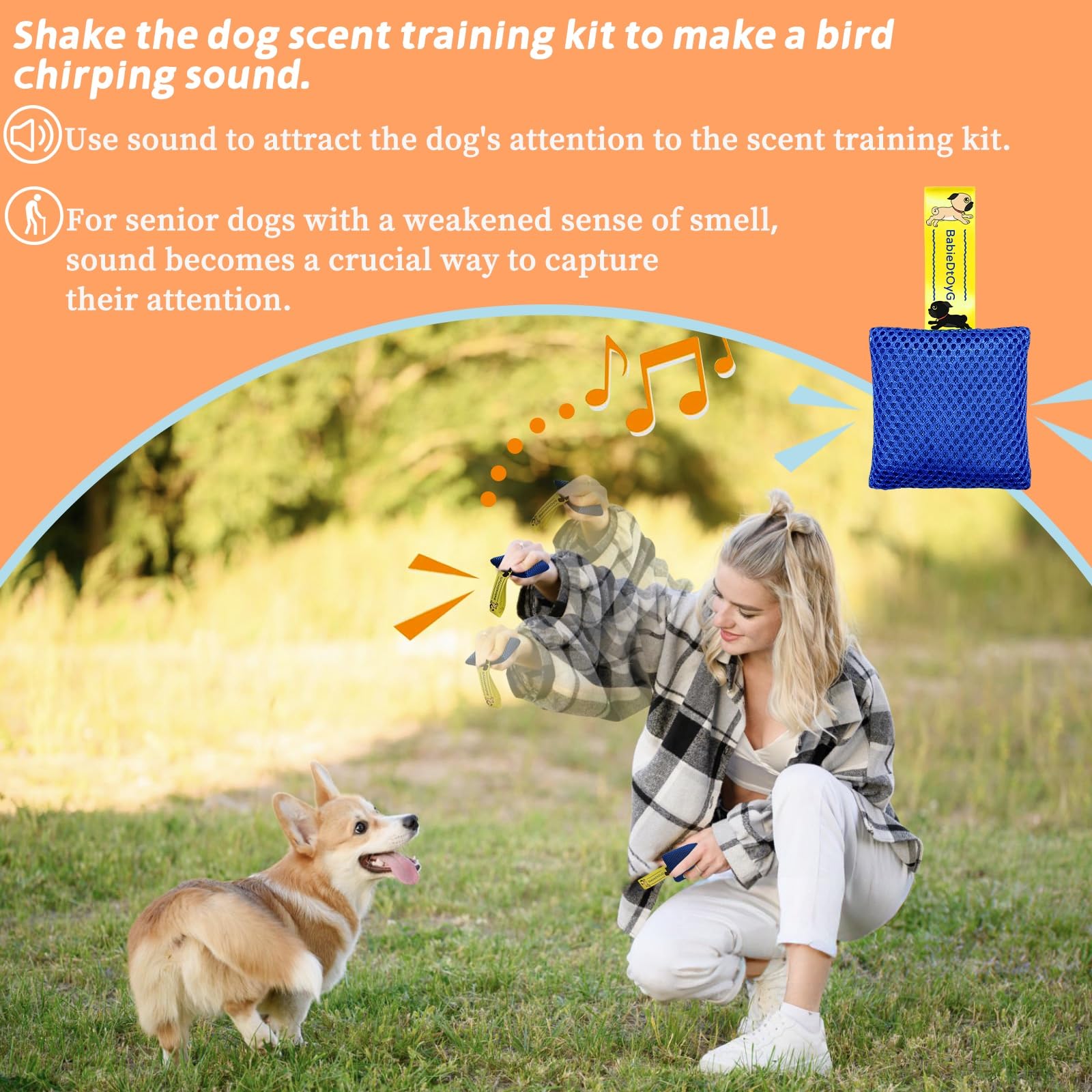 BabieDtOyG six scent pouches highlight scent-driven games and mental challenge.