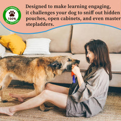 BabieDtOyG dog scent pouches highlight 6-pack for varied nose work challenges.