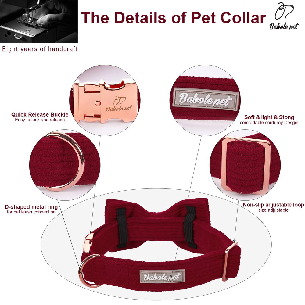 Babole Pet corduroy texture detail showing skin-friendly fabric quality.