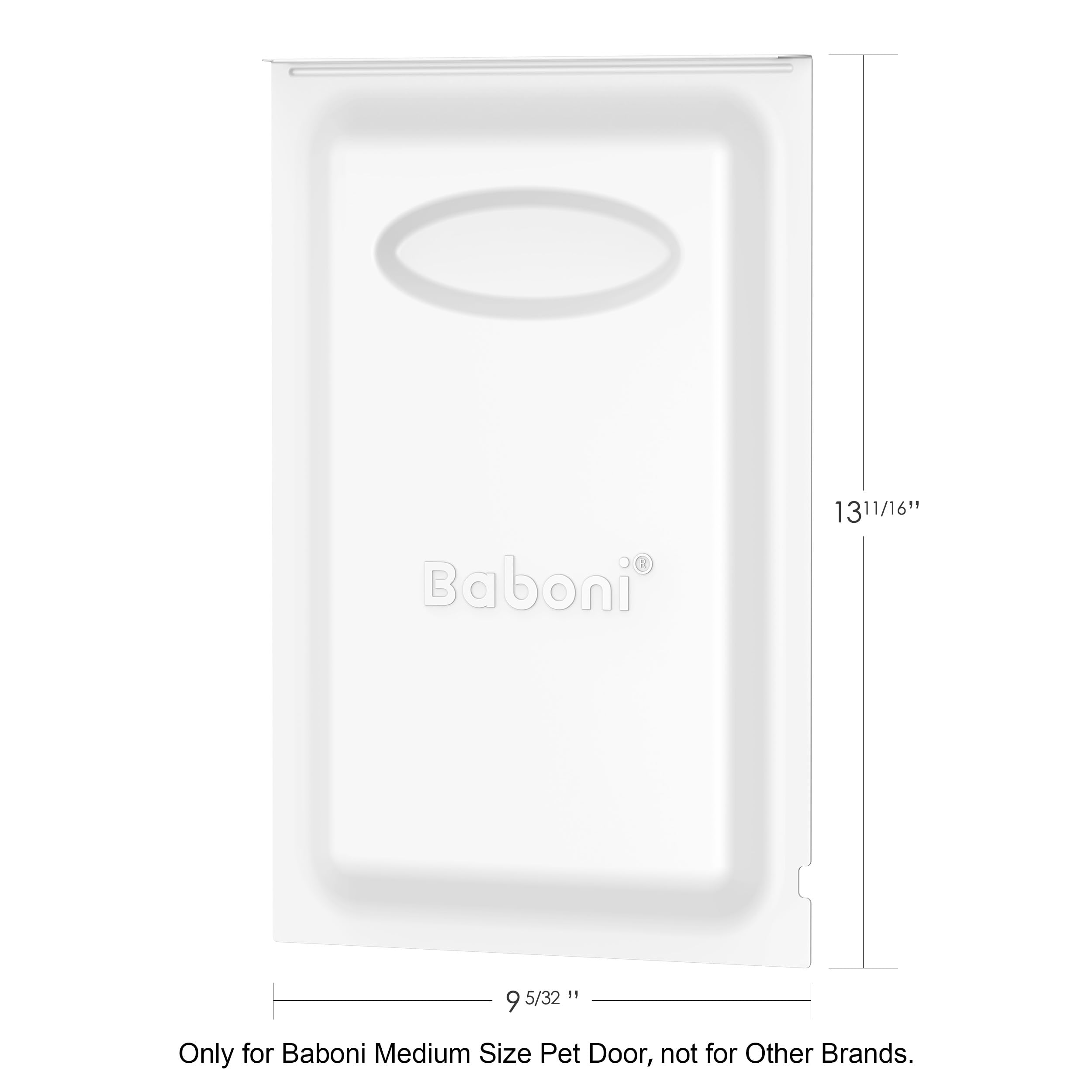 Baboni metal closing panel wall-mounted view showing weather resistance and control.