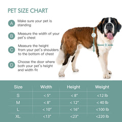 Baboni pet door aluminum lock ensures secure access.