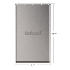Baboni replacement flap large with screws included for easy install and durable seal.