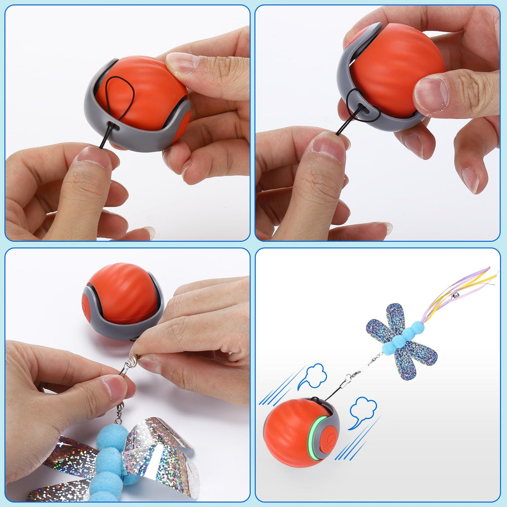 BABORUI replaceable tails set packaging shows complete accessory kit