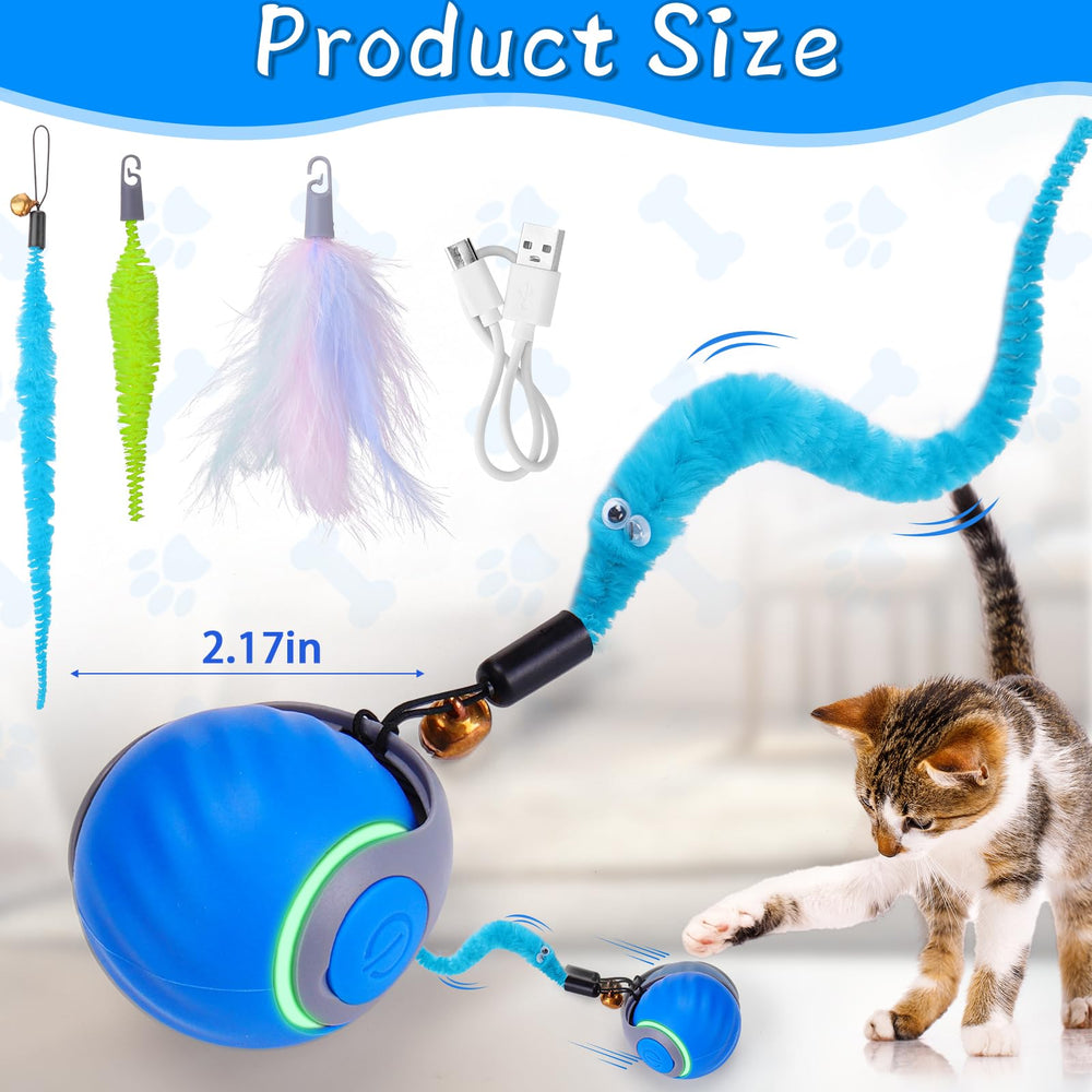BABORUI silicone-shell cat toy for safe, durable play.