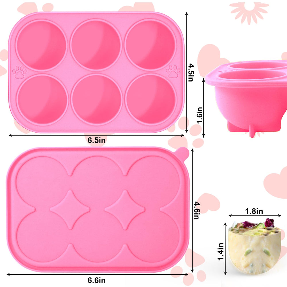 BABORUI dishwasher-safe mold for effortless cleanup after batch-filled pup snacks