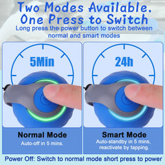 BABORUI cat toy ball blue mode for interactive re-engagement.