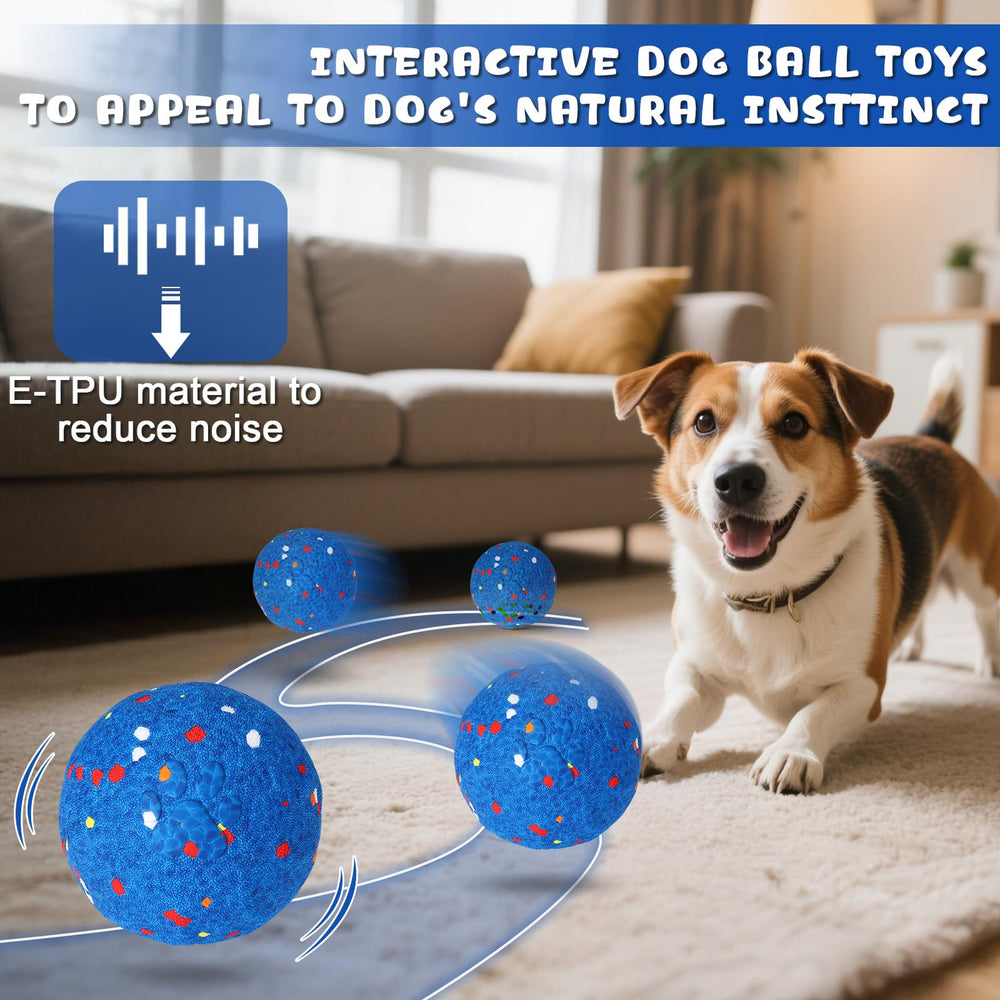 BABORUI interactive dog ball in action demonstrates autonomous movement for engaging play