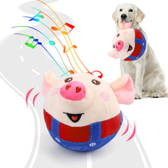 BABORUI interactive pig dog toy recording mode entices dogs with personalized sounds for focused play.