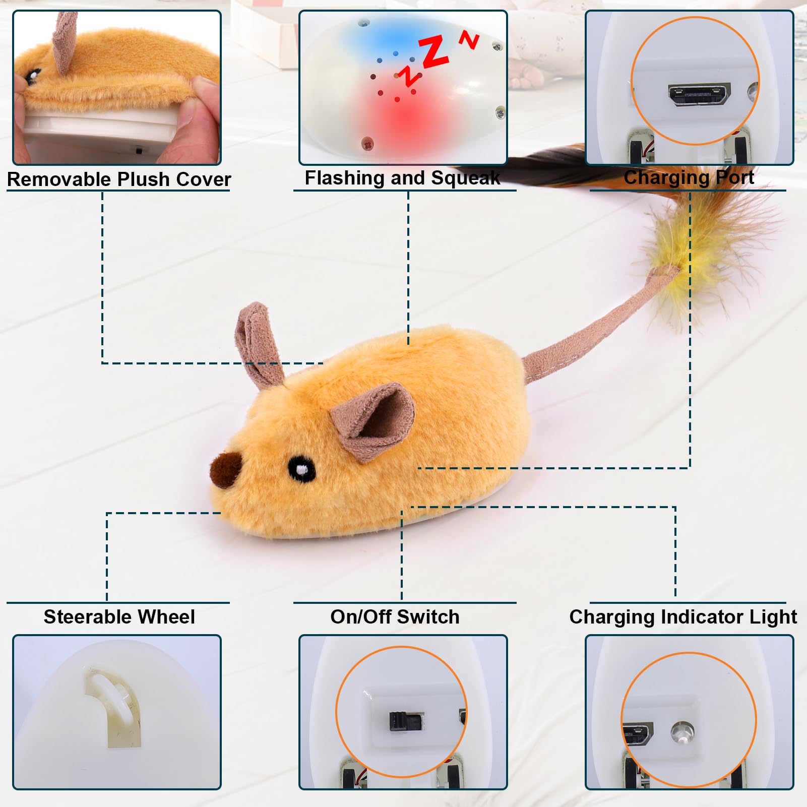 BABORUI plush-texture invites gentle mouthing and safe play sessions