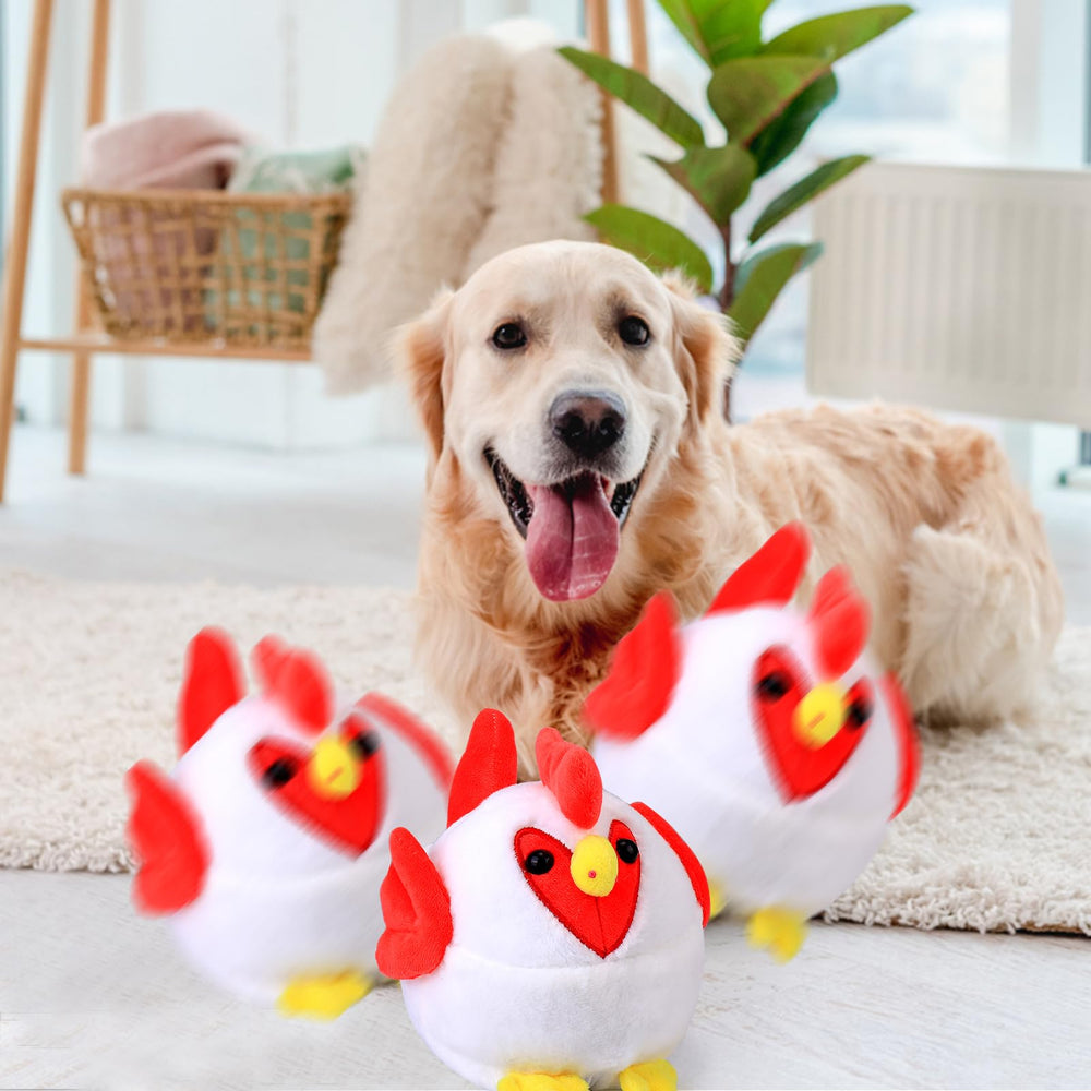 BABORUI rooster toy lightweight design suits dogs of all sizes.