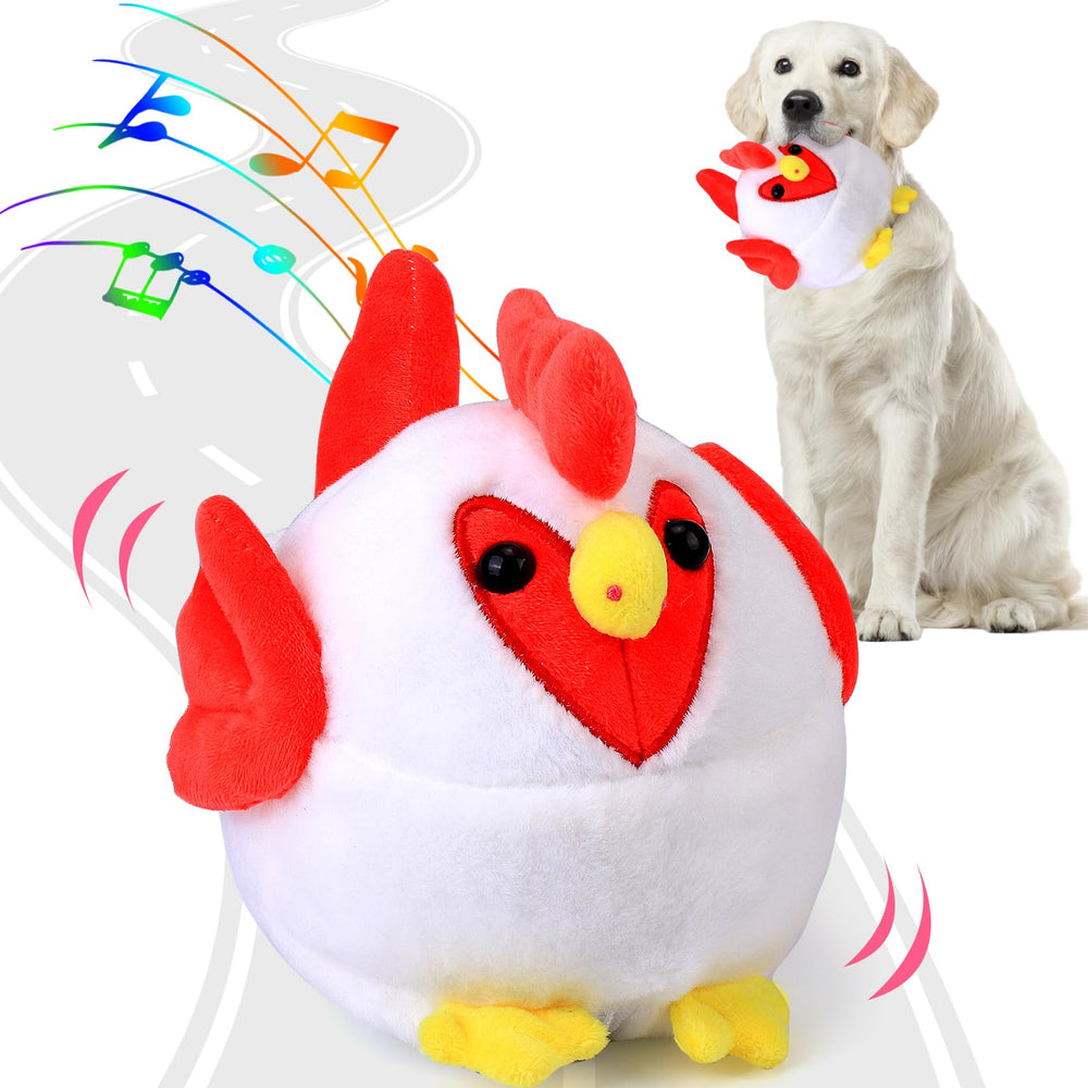 BABORUI rooster toy recording button enables interactive play and engagement.