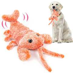 BABORUI wiggly lobster dog toy front view, engaging interactive play.