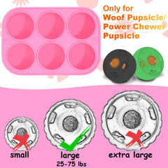 BABORUI woof pupsicle mold, six cavities for quick multi-dog snacks