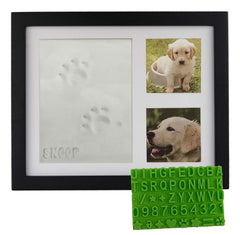 Baby Mushroom pawprint keepsake frame highlights personalized memorial for pets.