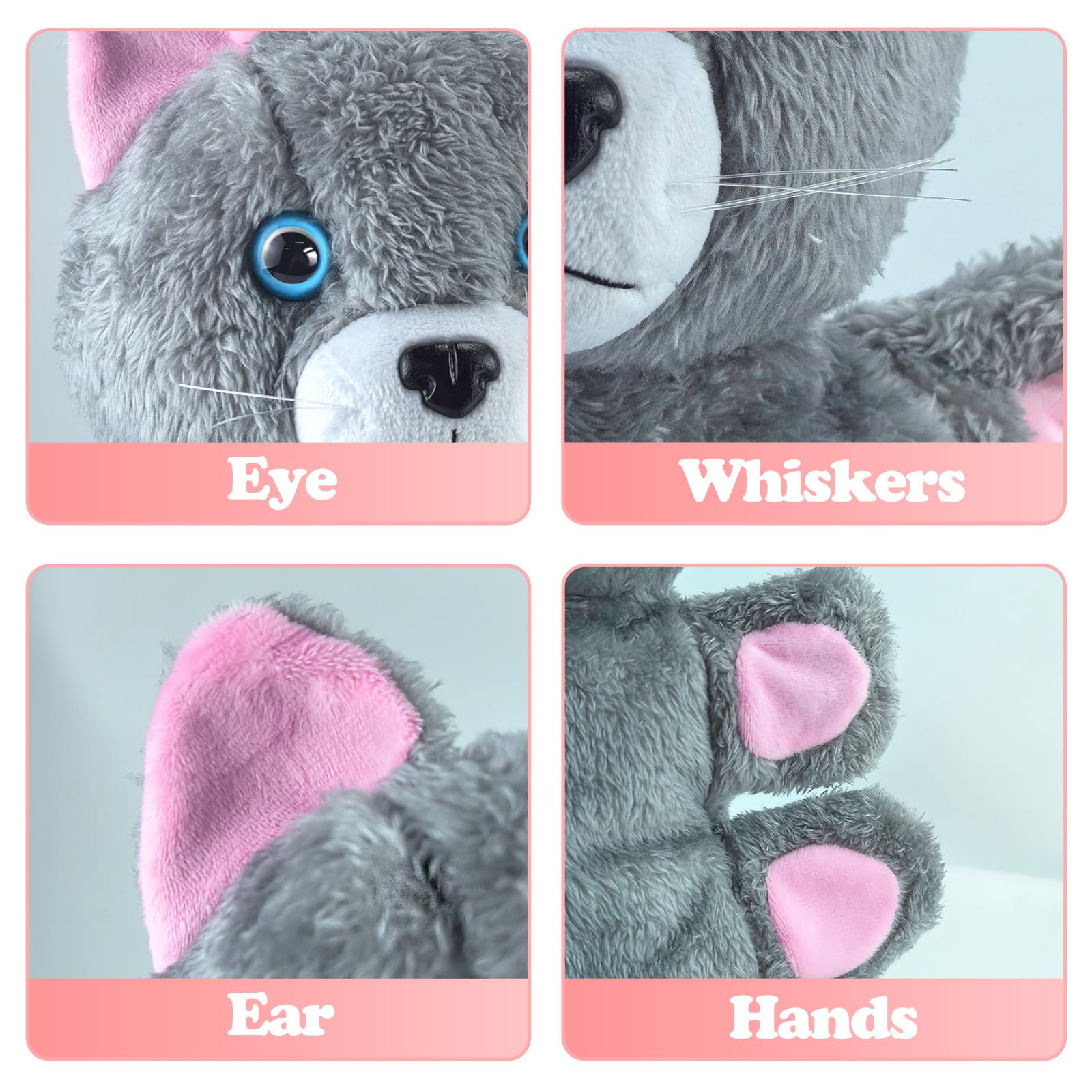 Babyye cat wrestling glove ergonomic-fit provides a comfortable grip for all hand sizes.