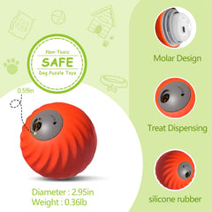 Babyye slow-feeder ball adjustable outlet visual showcases portion control during meals.