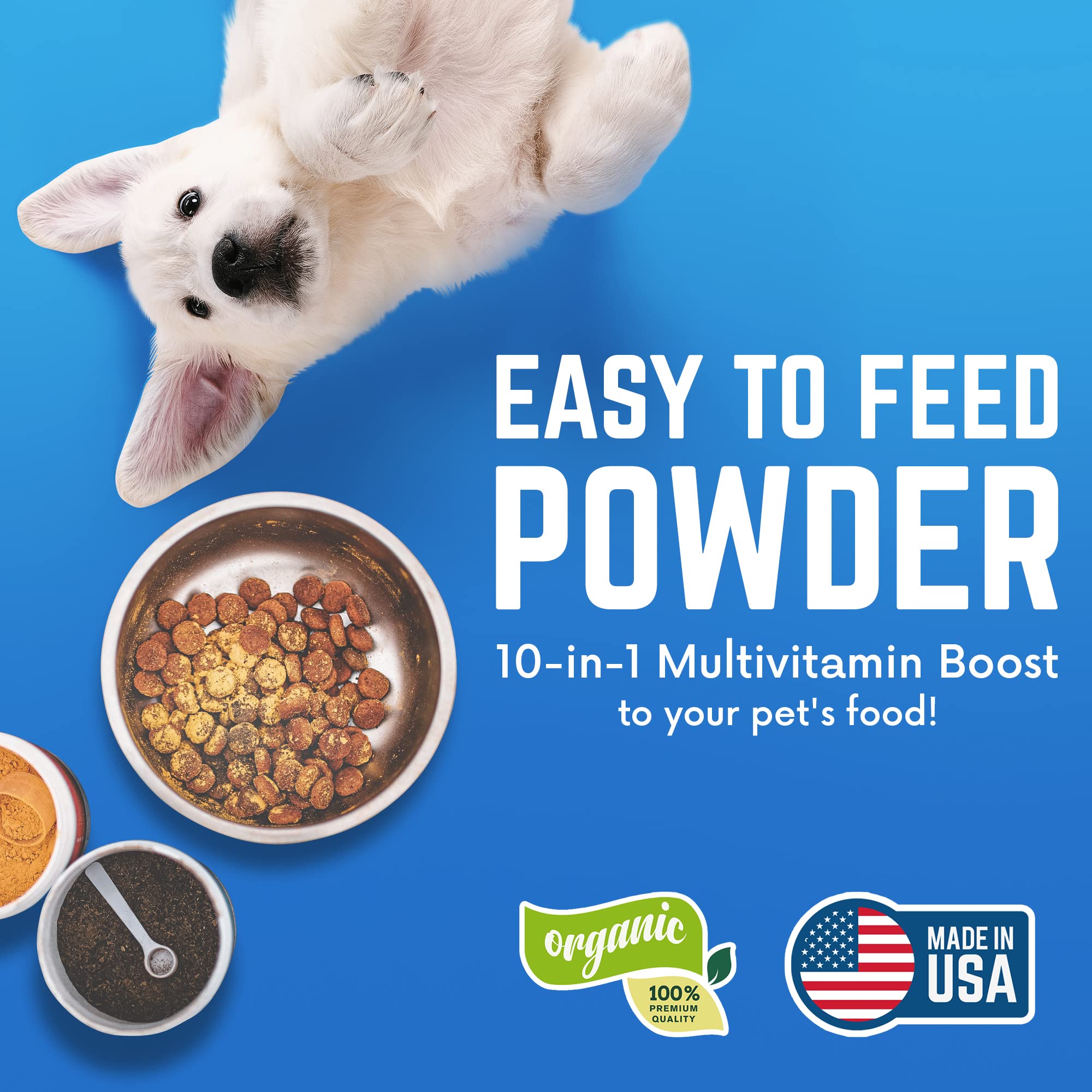 Back 40 Dogs active pet meal mixer for joint support and mobility.
