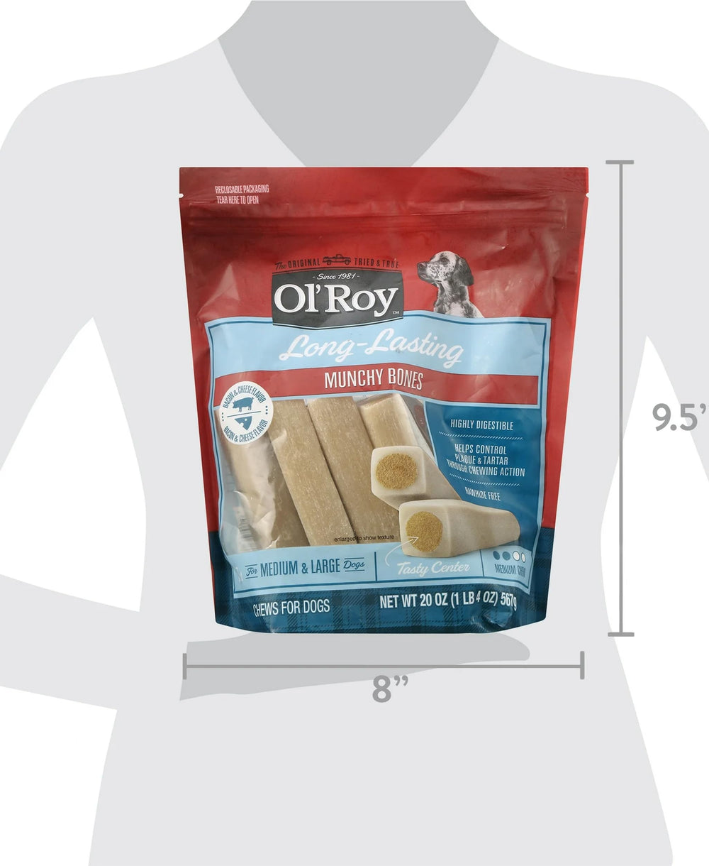 Bacon-cheese dog bones training reward—easy to portion for training sessions