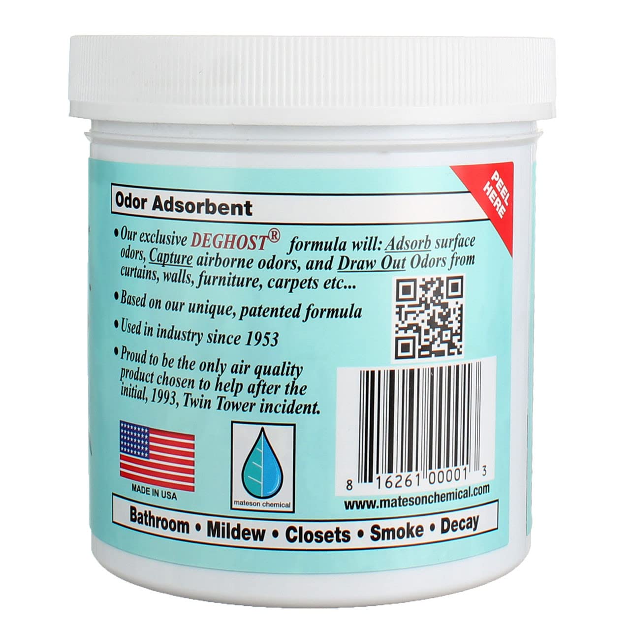 Bad Air Sponge in-room use actively removes odors from kitchens, bathrooms, and living spaces.