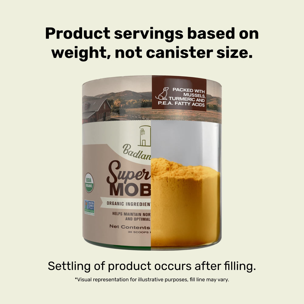 3rd-party testing seal from Badlands Ranch underlines quality and safety verification.