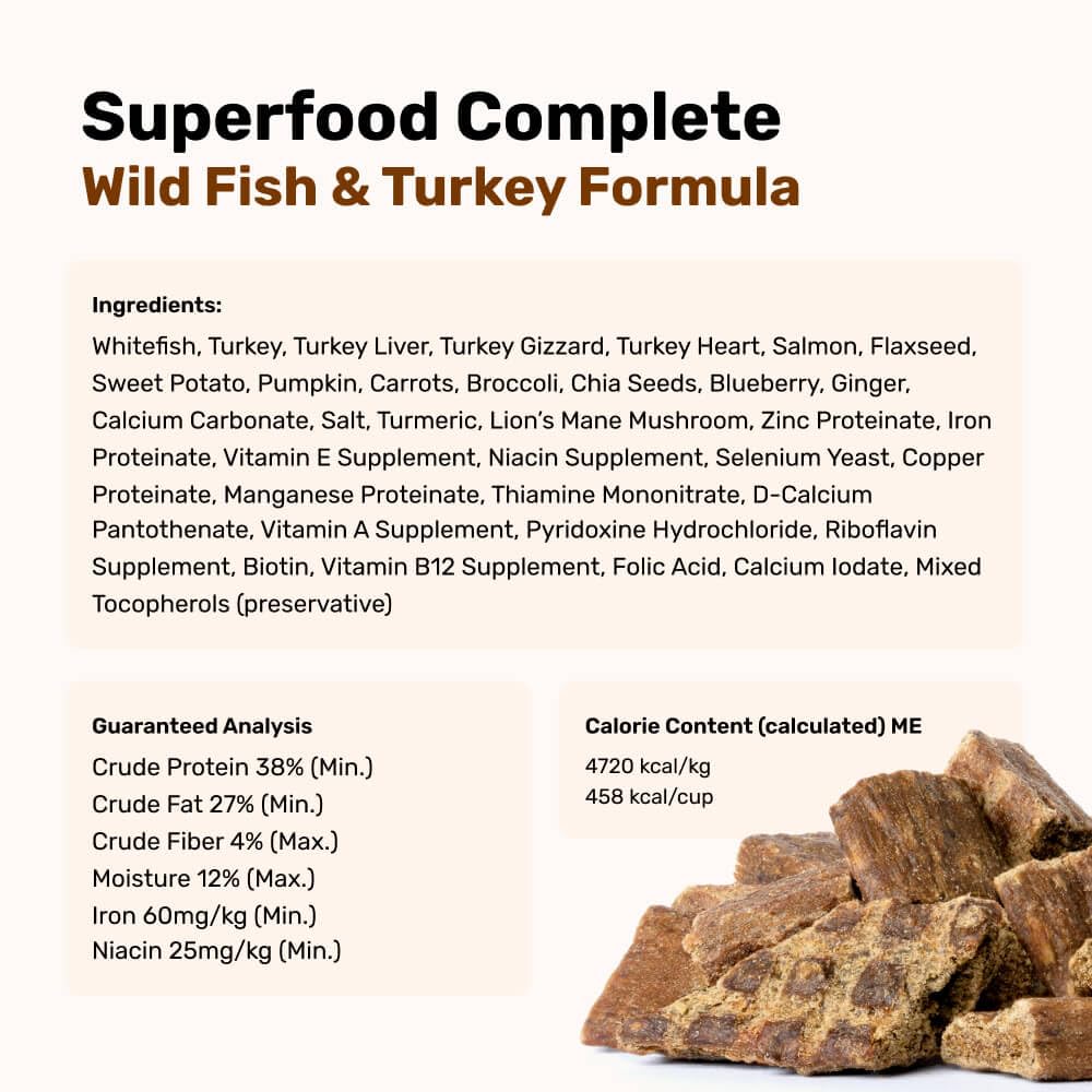 BADLANDS RANCH digestion-friendly meal shot suggests easy, confident feeding.