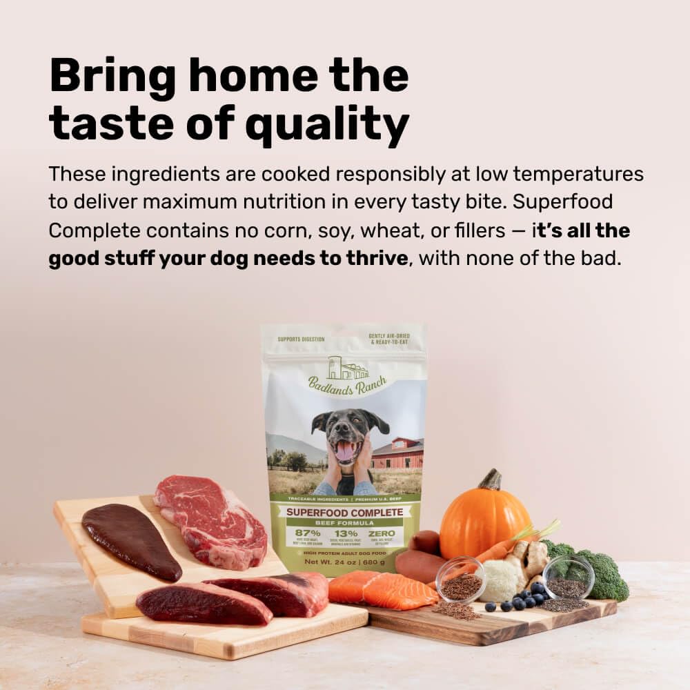 BADLANDS RANCH multi-pack option conveys savings and consistent nutrition.