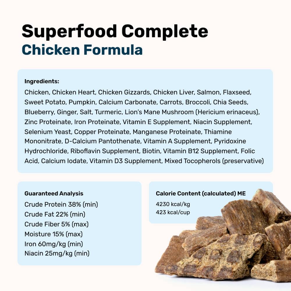 BADLANDS RANCH premium chicken pieces close-up highlighting high protein