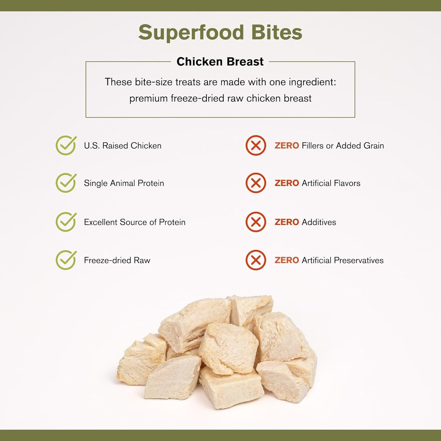 BADLANDS RANCH Superfood Bites close-up reveals freeze-dried texture and bold aroma.