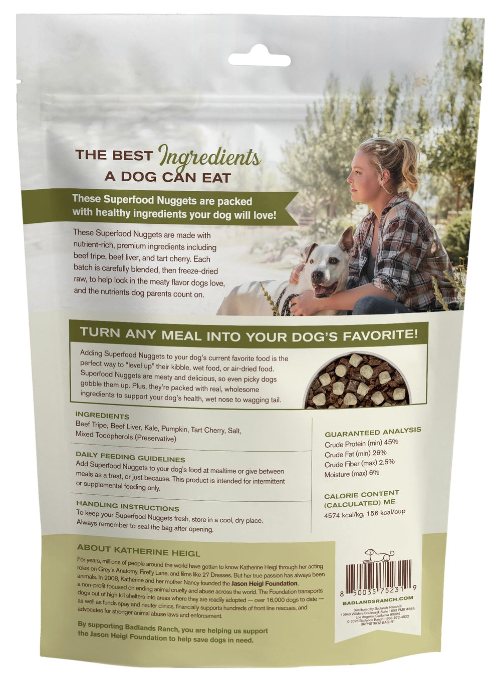 BADLANDS RANCH training reward with nuggets visible for positive reinforcement.