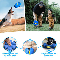 BADWALT dog flying disc toy chew-safe material protects teeth during play