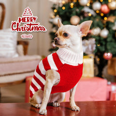 BAEJMJK dog christmas sweater knit fabric closeup feels soft and warm