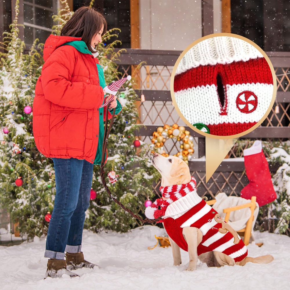 BAEJMJK dog christmas sweater machine washable for busy homes