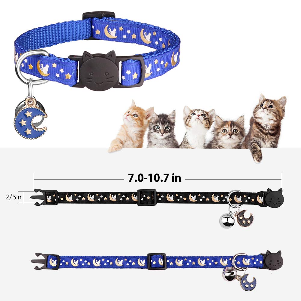 Baeuppit adjustable buckle cat collar for comfortable daily wear